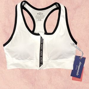 Aeropostale Sport | White And Black Sports Bra